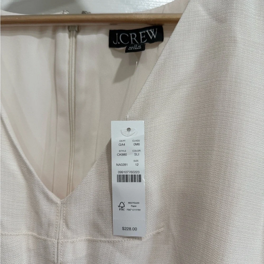 J. Crew Ivory Midi Dress - Picture 4 of 7